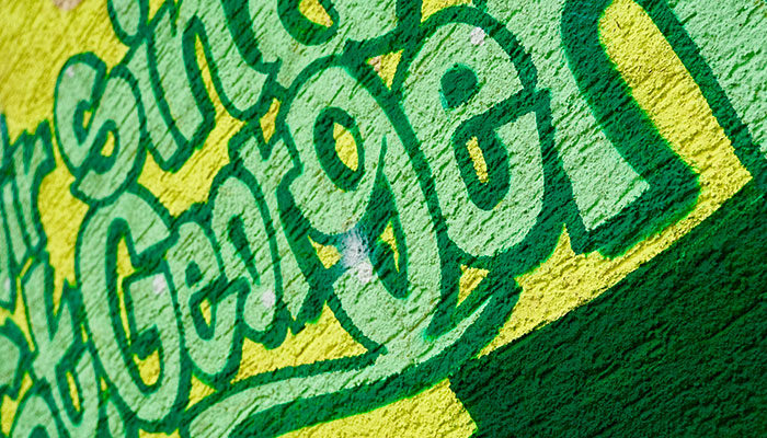 FC Freiburg St. Georgen Graffiti